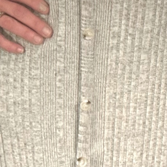 💫Stacking V-Neck Split Breasted Sweater Dress - Picture 3 of 6